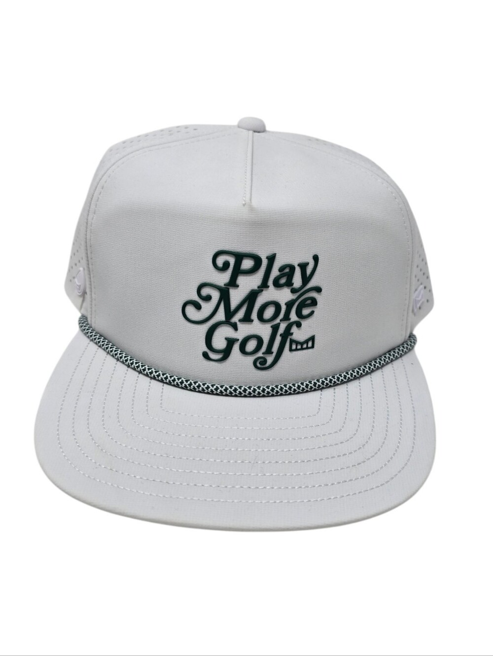 NWT Melin Coronado Links Hydro Play More Golf Rope Hat Navy White Classic